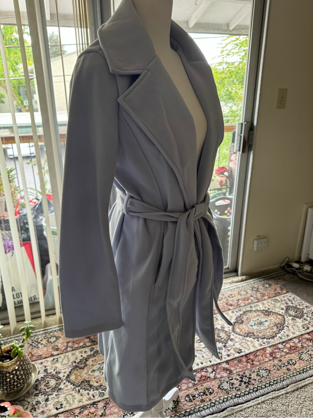 Overcoat light blue size extra small - Picture 2 of 5